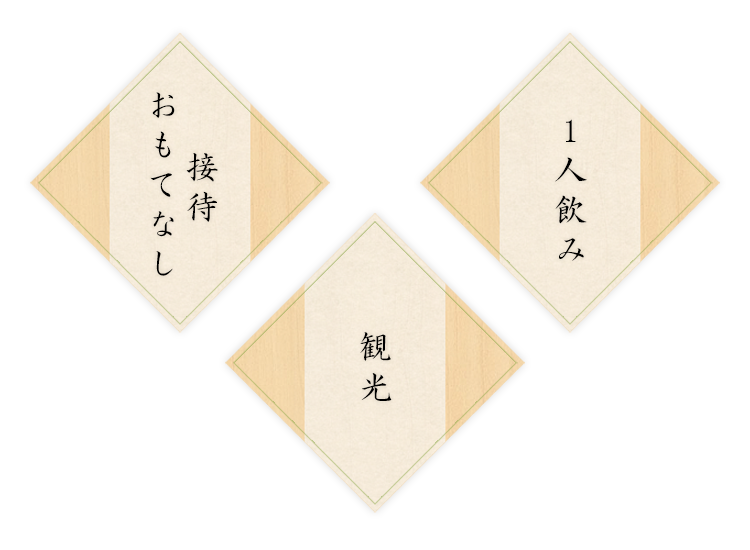 接待/おもてなし観光1人飲み